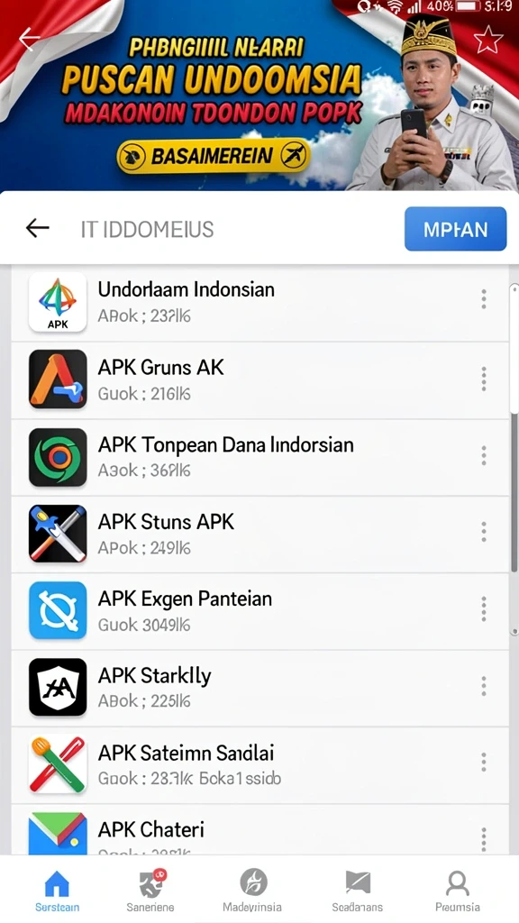 filter303 - Tampilan awal permainan yang menarik dan mudah dipahami.