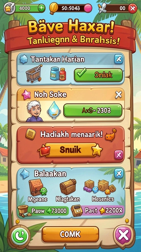 idnseru - Fitur sosial yang memungkinkan interaksi dengan pemain lain.