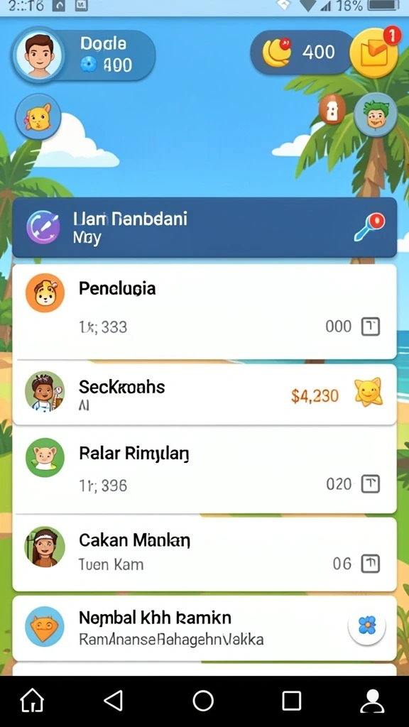 j200m - Antarmuka yang ramah pengguna dan menarik.